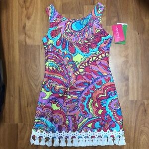 NWT Lilly Pulitzer Little Delia dress in Multi Feelin Groovy size 6